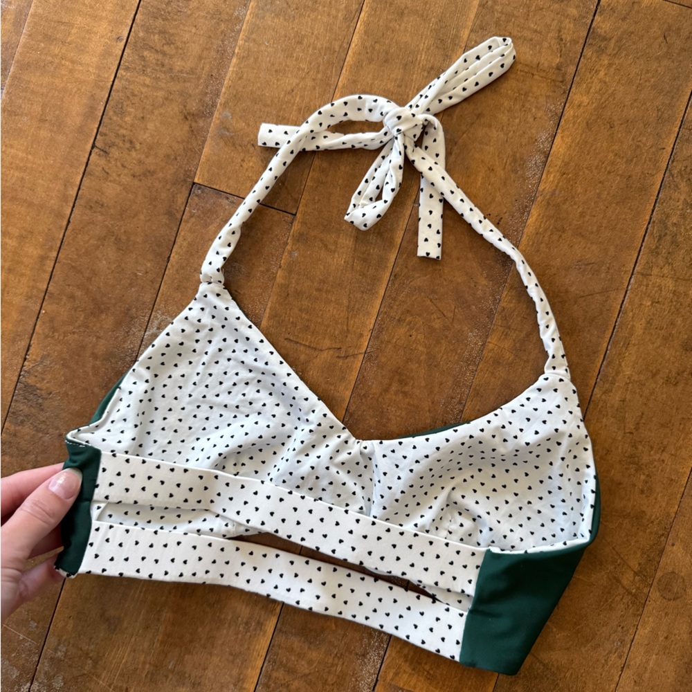 Handmade bikini top reversible